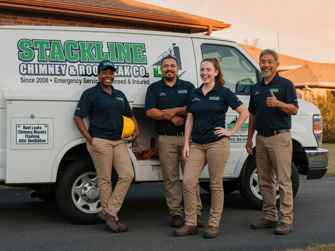 Chimney flashing repair company in Carmichael, CA
